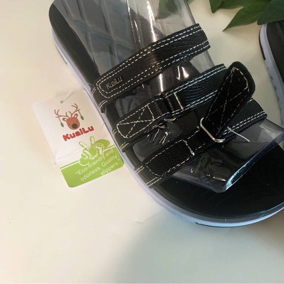 KuaiLu Womens Orthotic Slides Comfort Plantar Fasciitis Arch Support San… - Picture 8 of 10